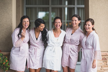 Bride with her Bridesmaids - Wedding Photography Stratford by Devon C Photography