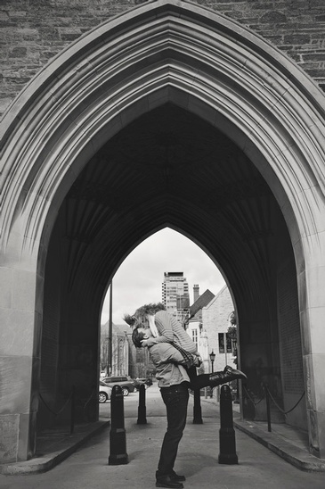 Couple Kissing - Engagement Photography London by Devon C Photography