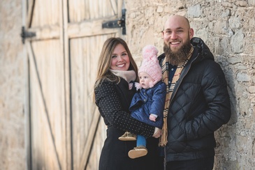 Happy Parents with a Kid - Family Photography Hamilton by Devon Crowell