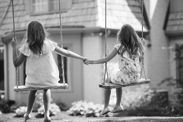 Siblings on Swing - Family Portrait Photography Kitchener by Devon C Photography