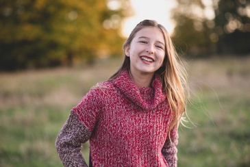 Girl Standing Outdoors - Family Portrait Photography London ON by Devon Crowell