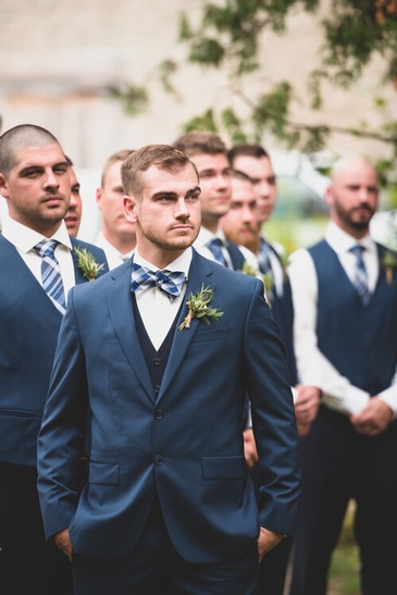 Groom with Groomsmen - Wedding Photography Services Hamilton by Devon C Photography